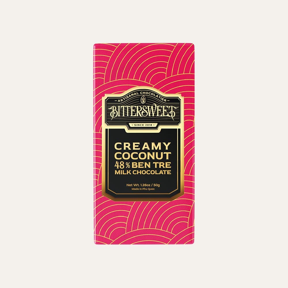 BEN TRE CREAMY COCONUT MILK CHOCOLATE 48%