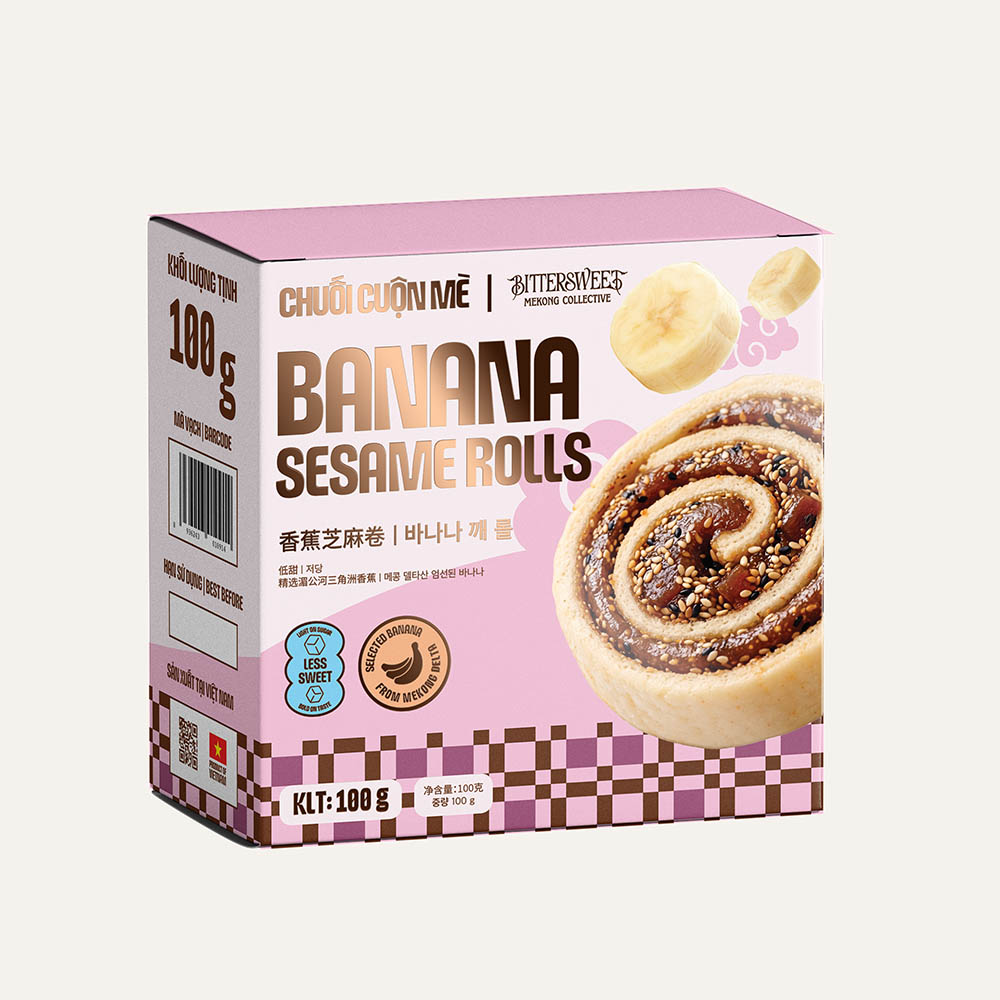 BANANA SESAME ROLLS